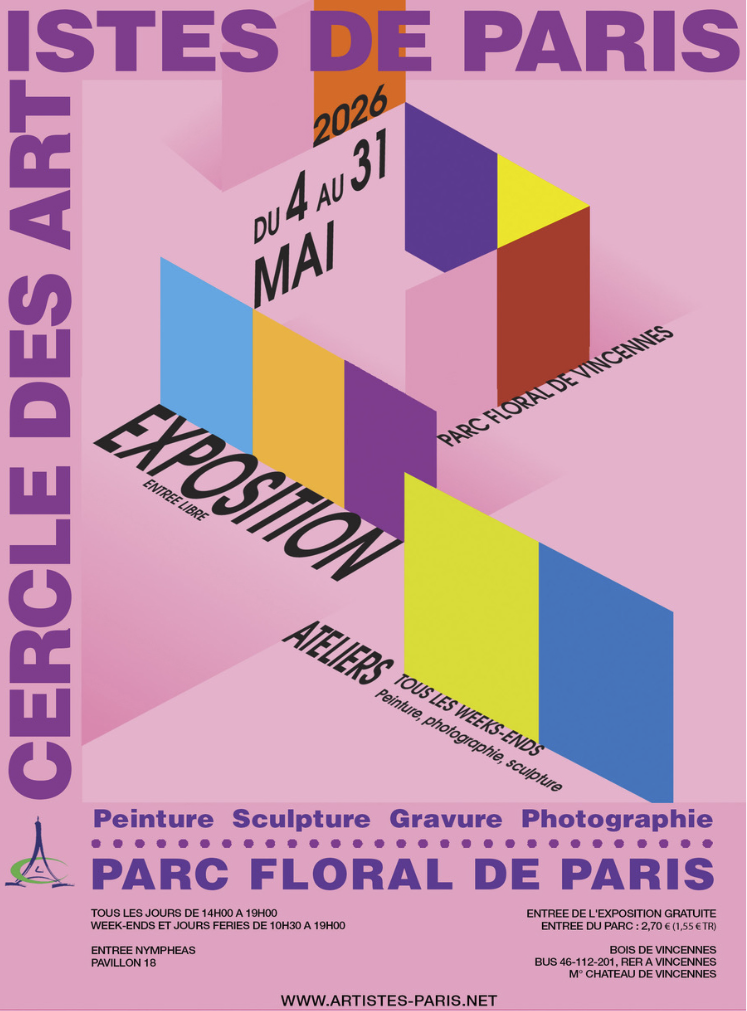 Salon du cercle des artistes de Paris 2026 - Parc floral